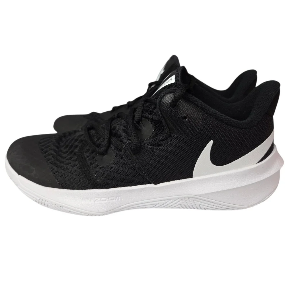 Nike Zoom Hyperspeed Court Women 9 Black White Volleyball Shoes‎ Men 7.5 New Box